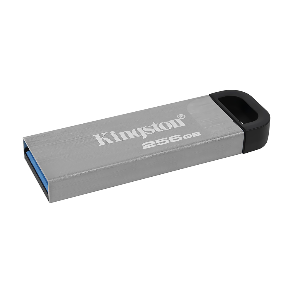 Pendrive Kingston 256GB USB 3.2 - Prata (DTKN/256GB)
