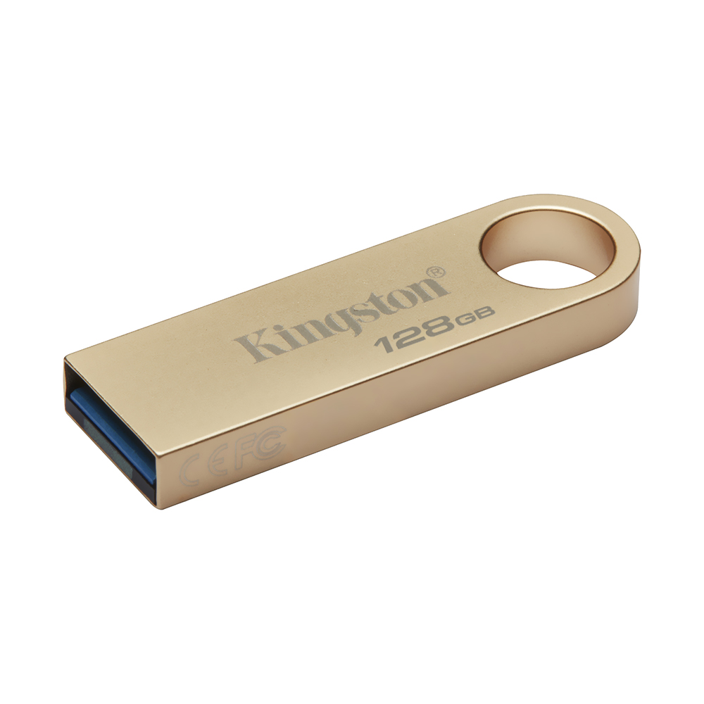 Pendrive Kingston DataTraveler SE9 G3 128GB USB 3.2 - Dourado (DTSE9G3/128GB)