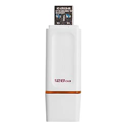 Pendrive Kingston Exodia 128GB USB 3.2 - Branco (KC-U2G128-5R)