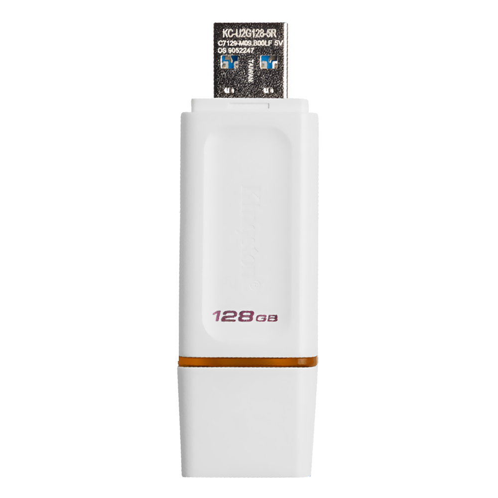 Pendrive Kingston Exodia 128GB USB 3.2 - Branco (KC-U2G128-5R)