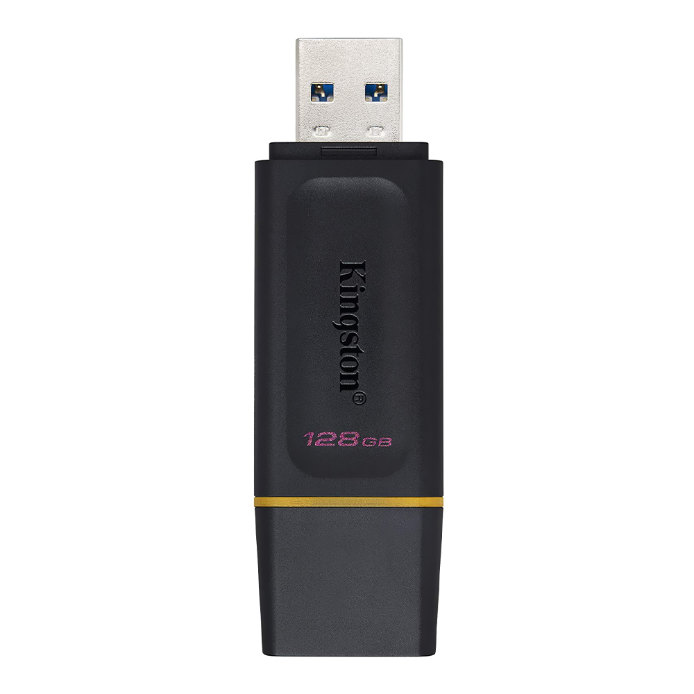 Pendrive Kingston Exodia 128GB USB 3.2 - Preto (DTX/128GB) 