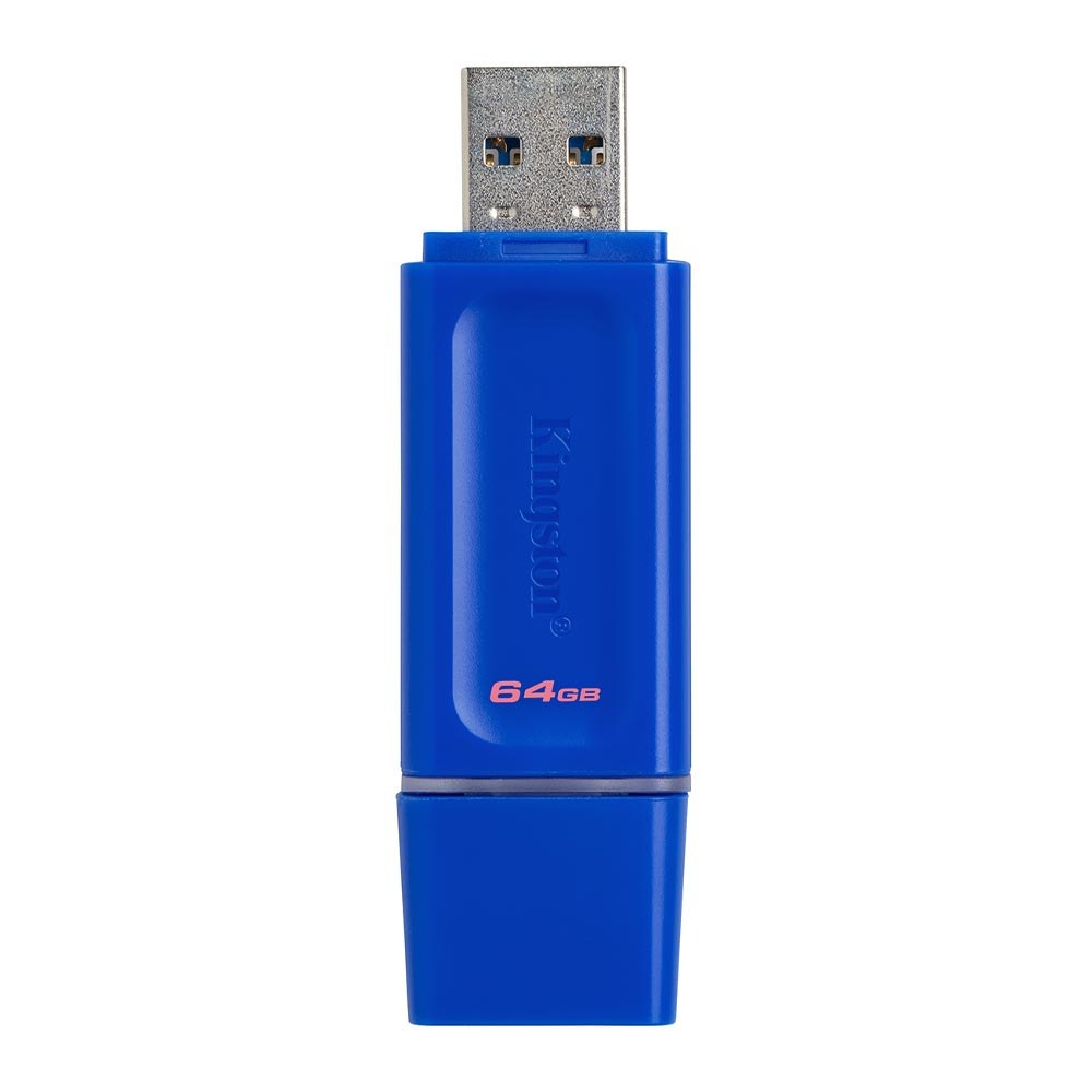 Pendrive Kingston Exodia 64GB USB 3.2 - Azul (KC-U2G64-7GB)