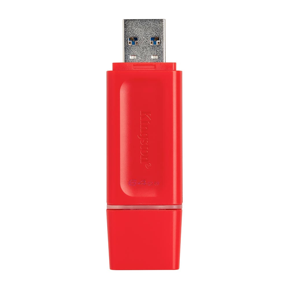 Pendrive Kingston Exodia 64GB USB 3.2 - Vermelho (KC-U2G64-7GR)