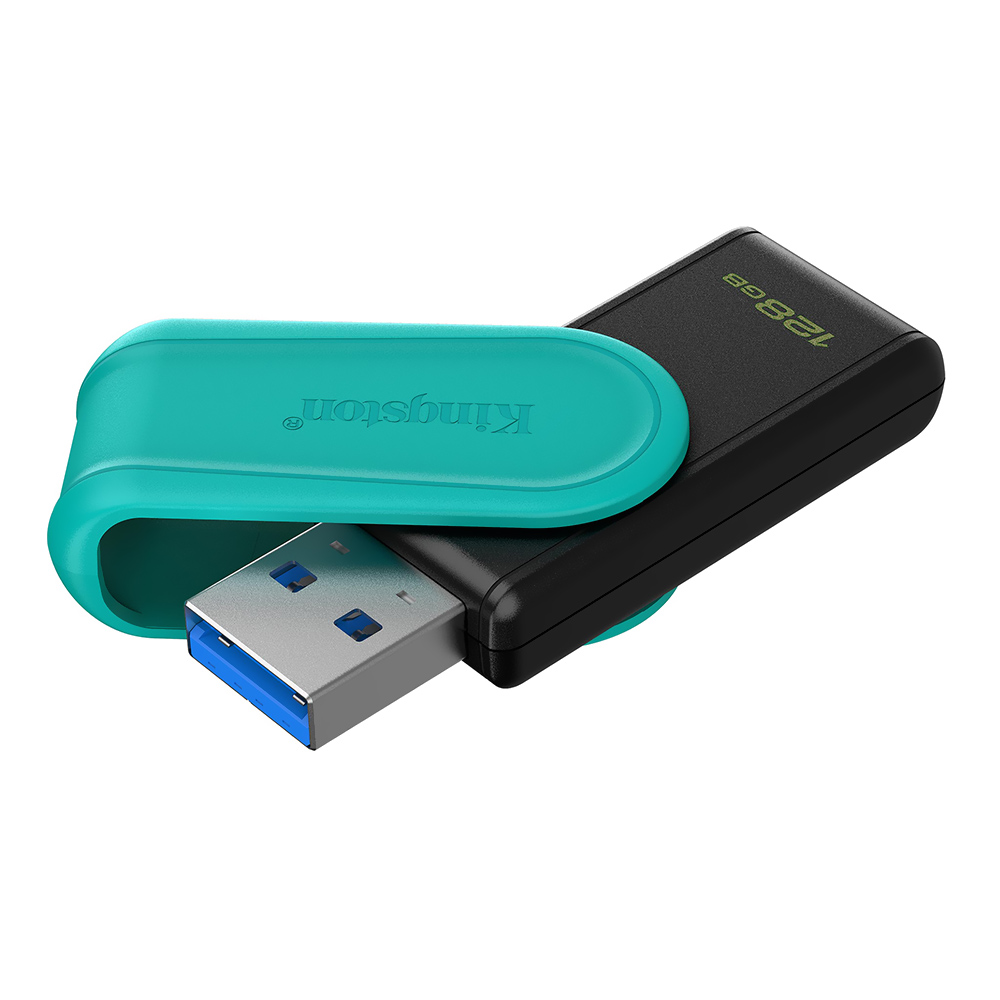 Pendrive Kingston Exodia S 128GB USB 3.2 - Preto / Verde (DTXS/128GB)