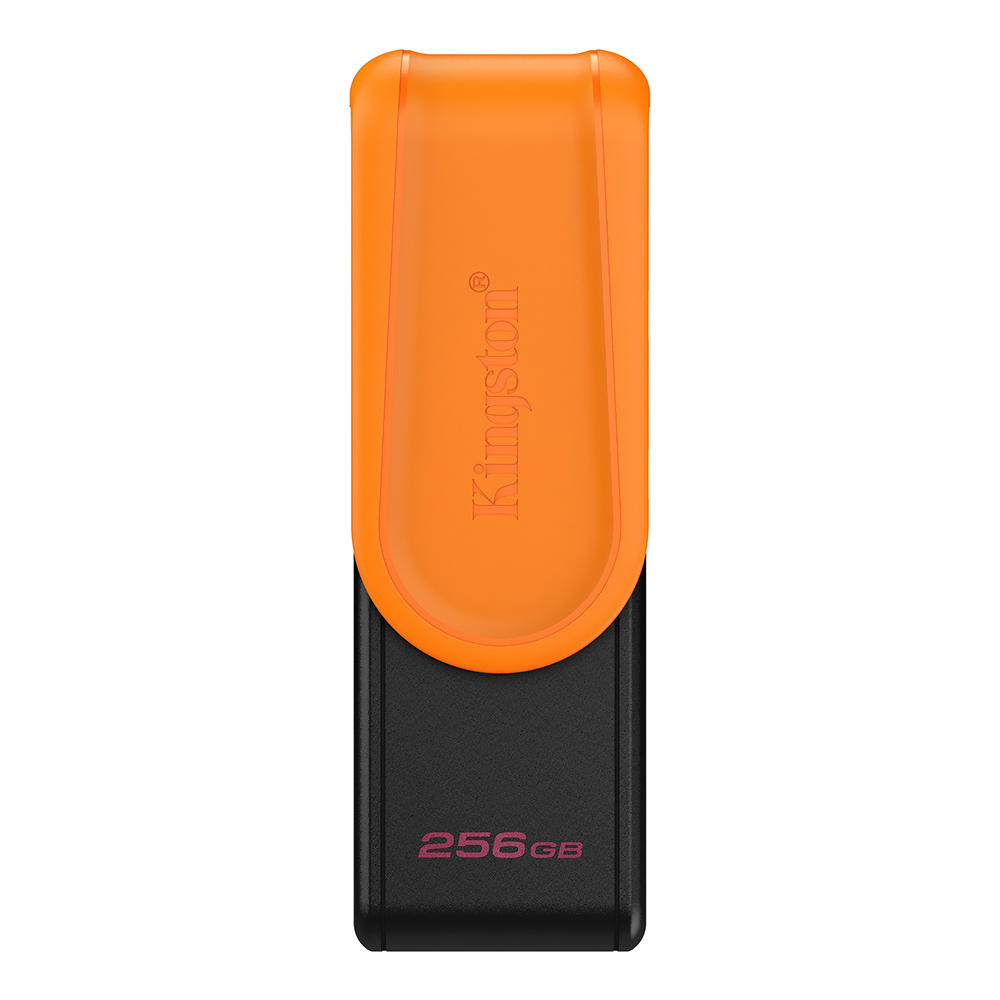 Pendrive Kingston Exodia S 256GB USB 3.2 - Preto / Laranja (DTXS/256GB)