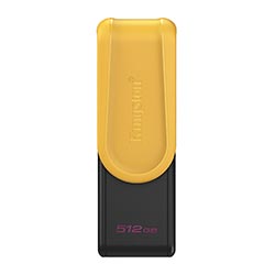 Pendrive Kingston Exodia S 512GB USB 3.2 - Preto / Amarelo (DTXS/512GB)