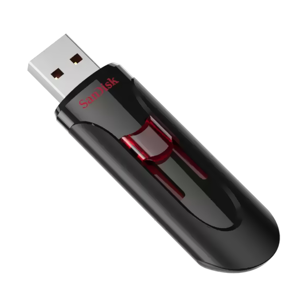 Pendrive SanDisk Cruzer Glide 256GB USB 3.0 - Preto (SDCZ600-256G-G35)