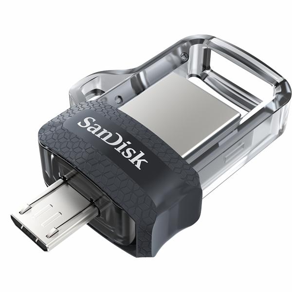 Pendrive SanDisk G46 Ultra Dual Drive 128GB USB M3.0 - Preto