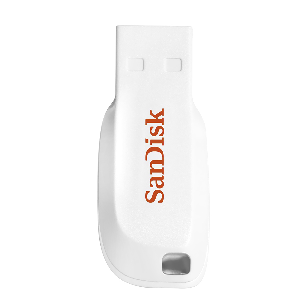 Pendrive SanDisk Z50C Cruzer Blade 16GB USB 2.0 - Branco (SDCZ50C-016G-B35W)