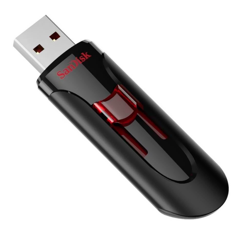 Pendrive SanDisk Z600 Cruzer Glide 32GB USB 3.0 - Preto