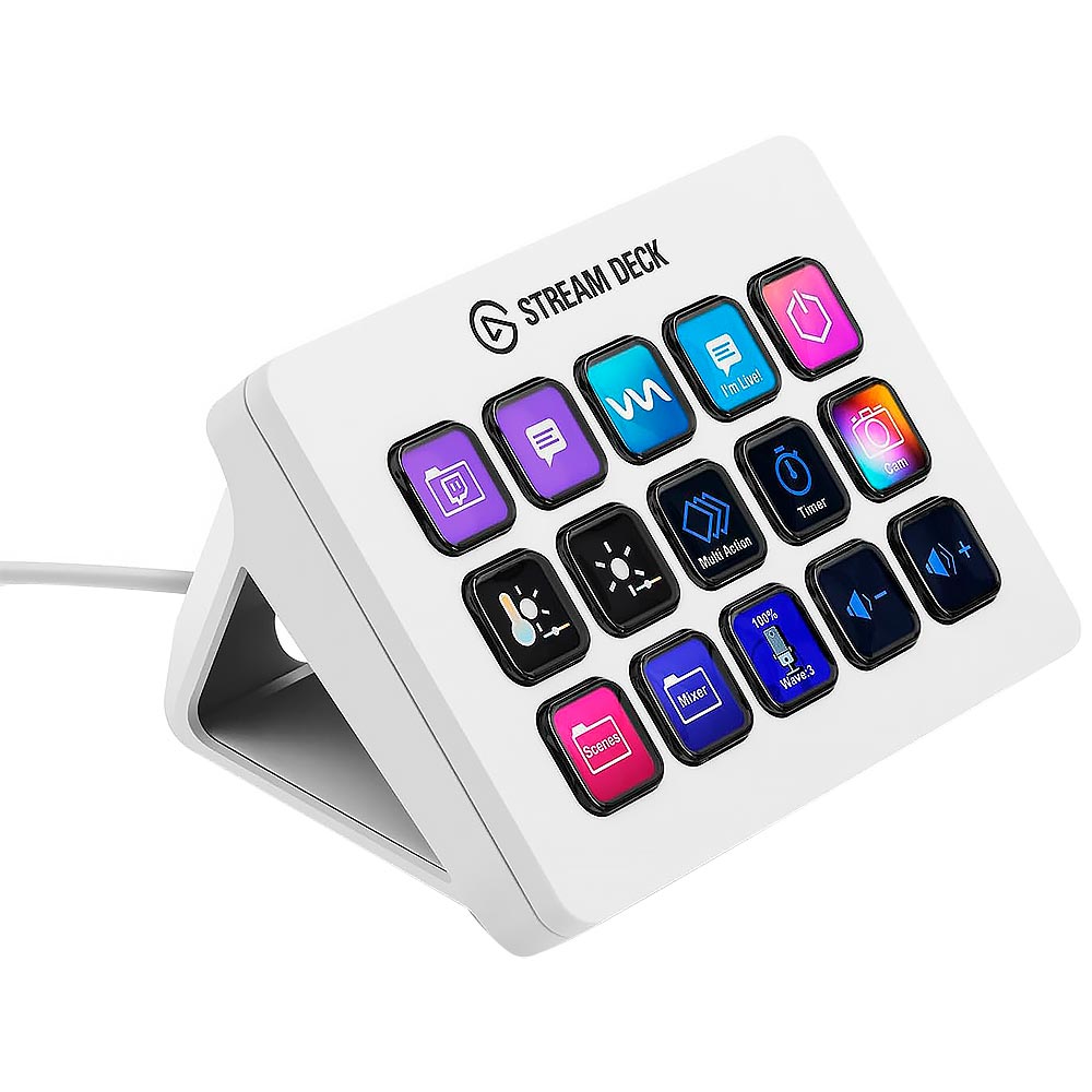 Stream Deck + Elgato -10GBA9911 Branco (15 Teclas)