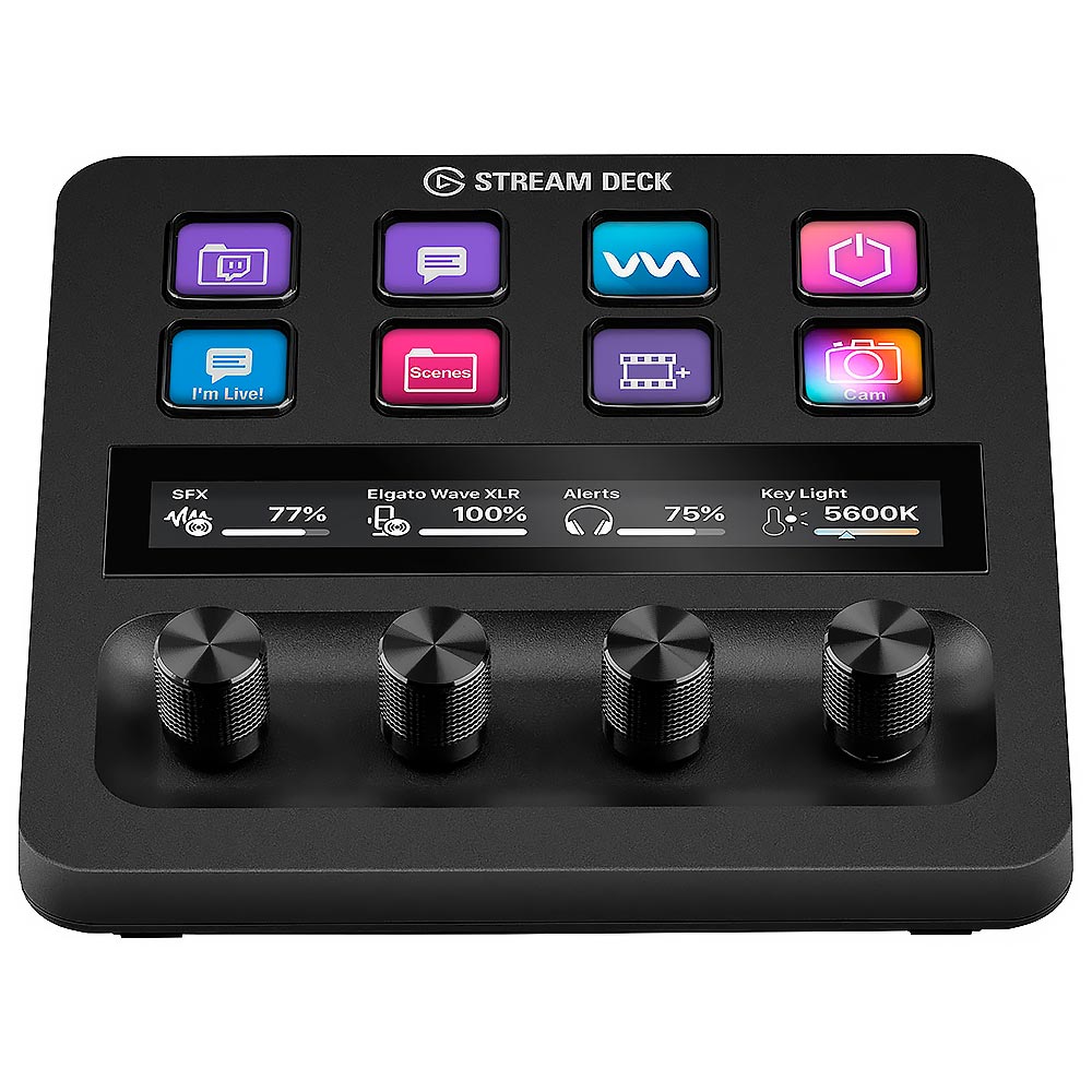 Stream Deck + Elgato - 10GBD9901 (8 Teclas) no Paraguai - Visão