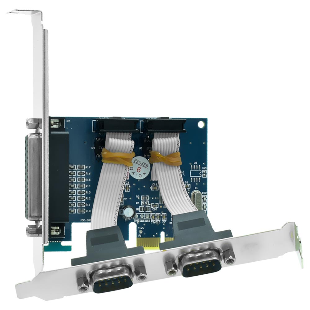 Placa PCI Express 2 Saídas / 1 Paralelo