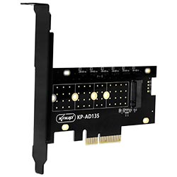 Placa PCI Express Knup KP-AD135 1 Saída / M.2 NVMe Pro 3.0