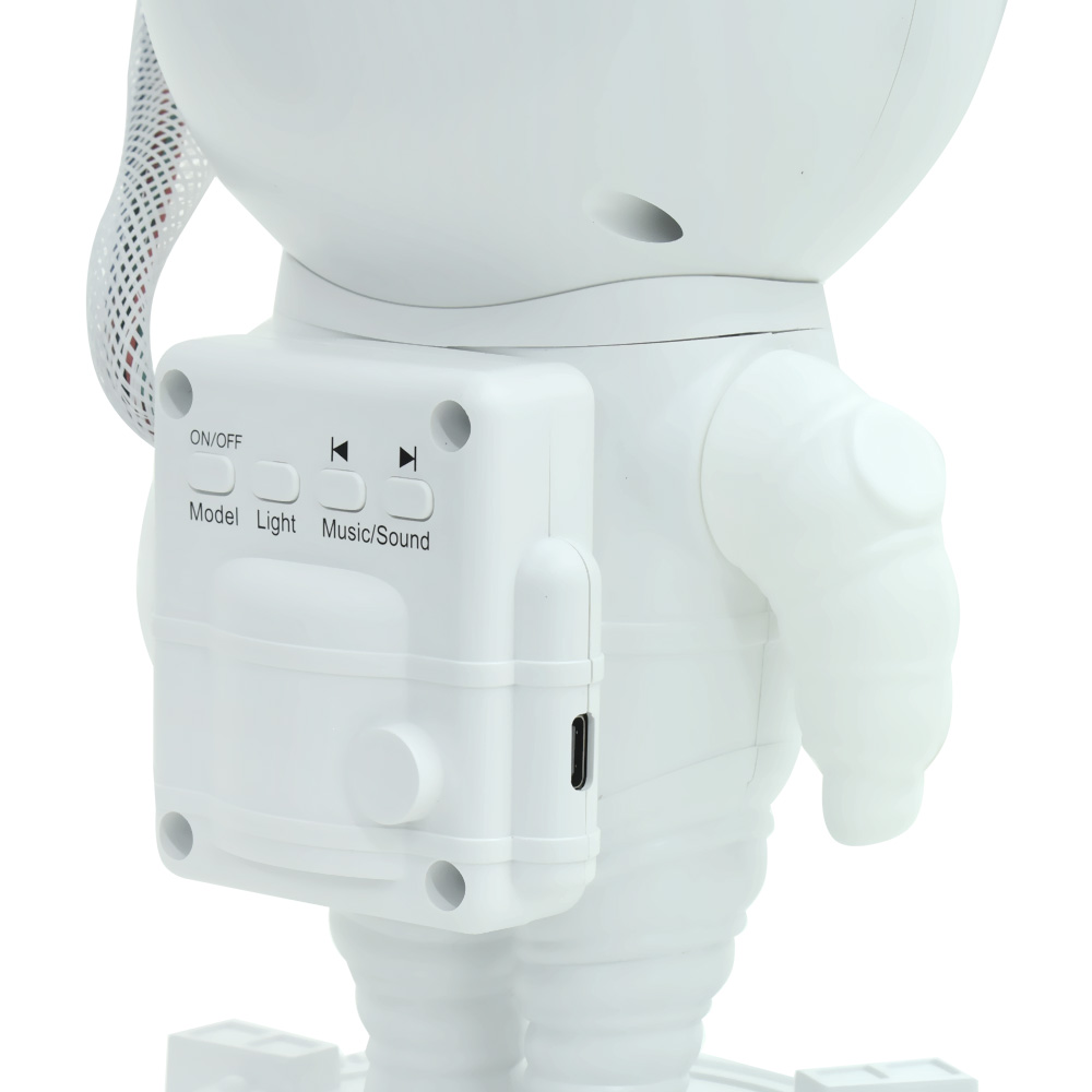 Projetor de Luz Laser Astronaut A-03 Star Light - Branco + Controle