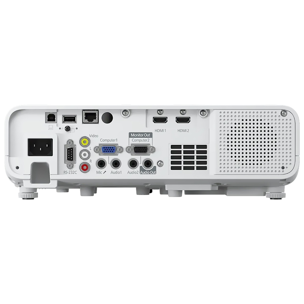 PROJETOR EPSON EB-L260F POWERLITE 4600 LUMENS FHD/HDMI/VGA/USB/LAN/RS-232C BRANCO