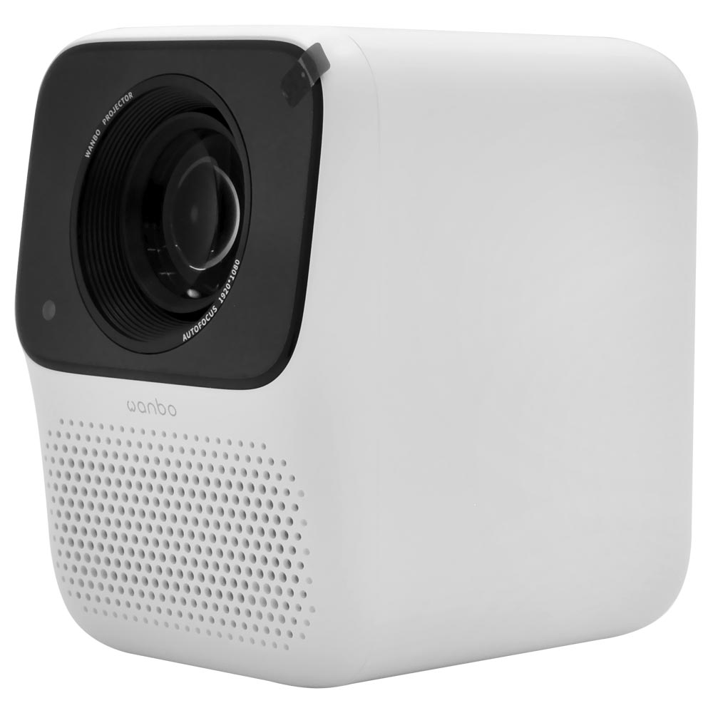Projetor Xiaomi Wanbo LED T2 Max New Portátil 450 Lumens - Branco