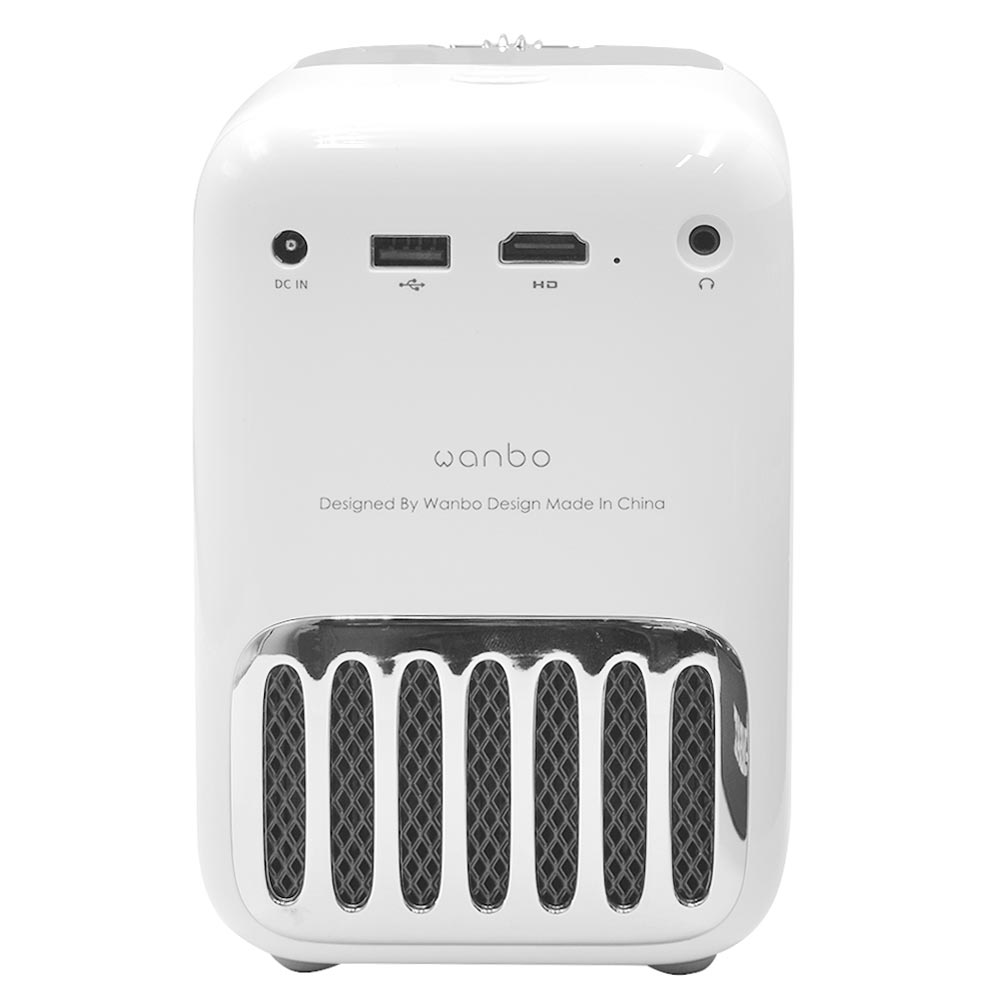 Projetor Xiaomi Wanbo LED T2R Max Portátil 250 Lumens - Branco