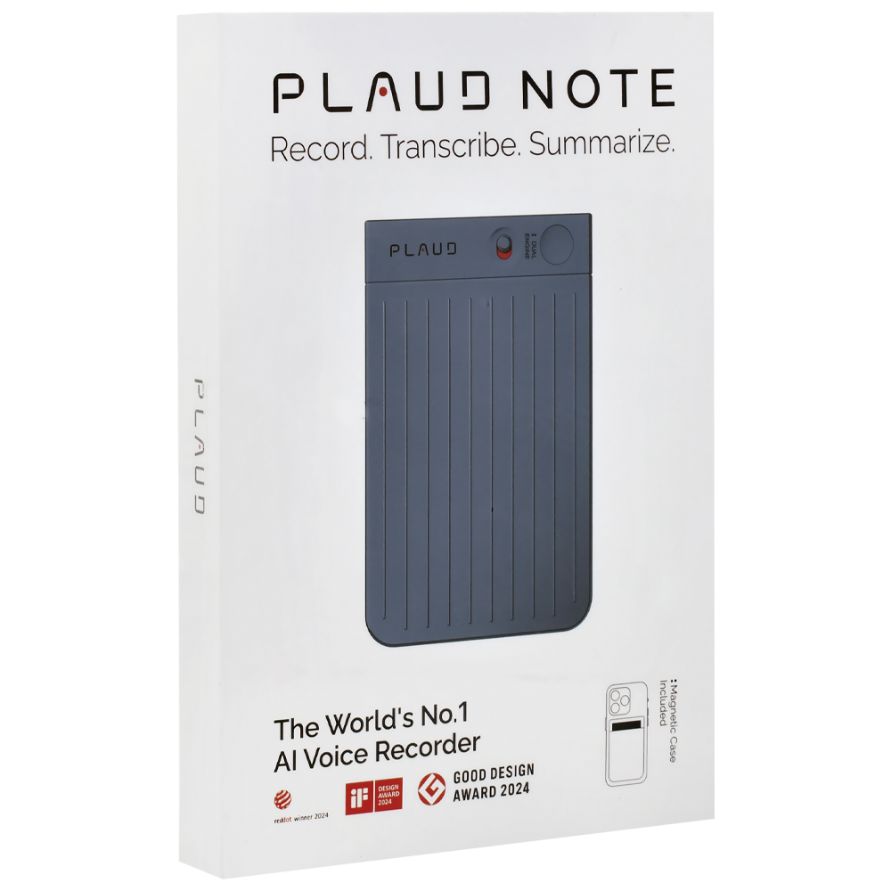 Gravador de Voz Plaud Note NB-100 com ChatGPT 64GB - Navy Azul