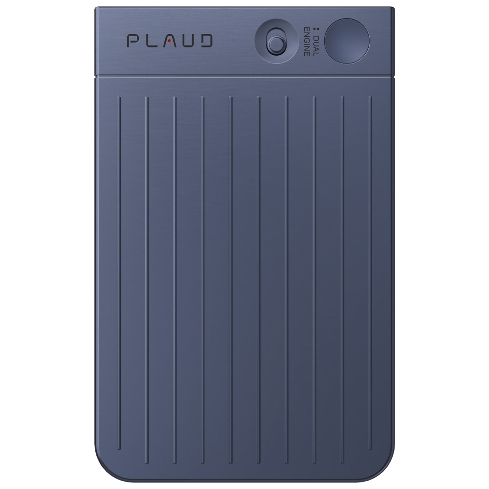 Gravador de Voz Plaud Note NB-100 com ChatGPT 64GB - Navy Azul