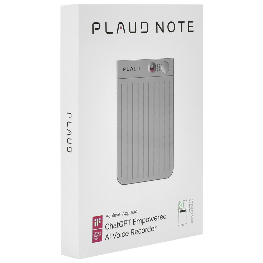 Gravador de Voz Plaud Note NB-100 com ChatGPT 64GB - Silver