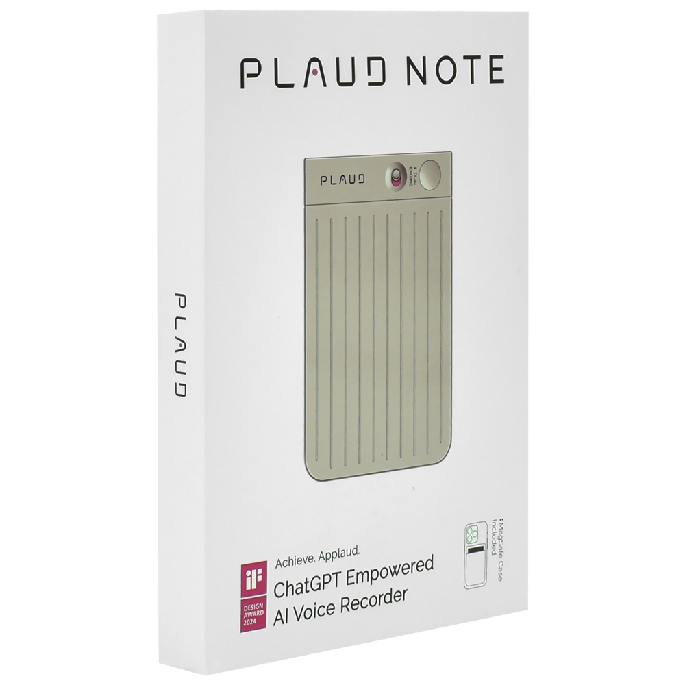 Gravador de Voz Plaud Note NB-100 com ChatGPT 64GB - Starlight