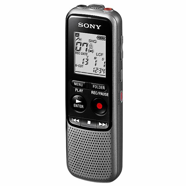 Gravador de Voz Sony ICD-PX240 4GB / 1043H - Cinza