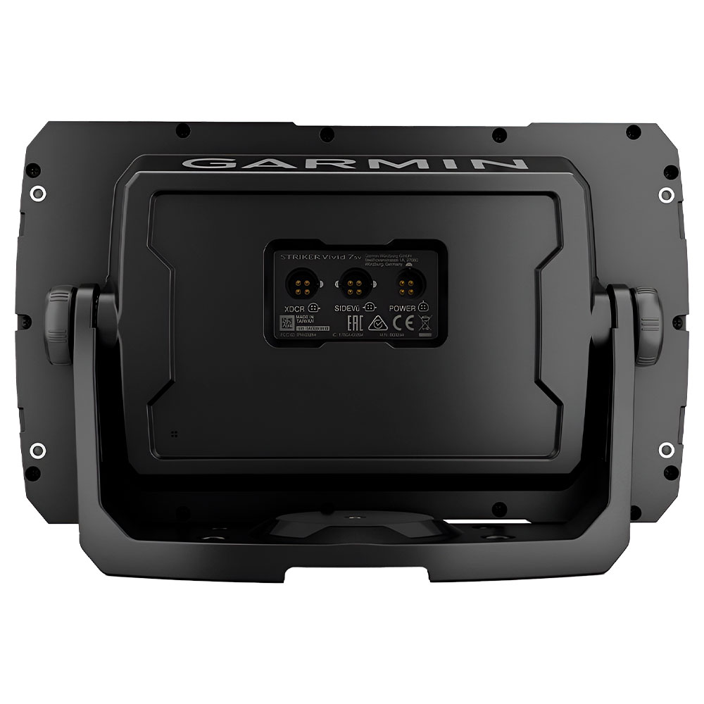 Rastreador GPS Garmin Striker Vivid 7sv 7" - Preto + Transducer Sonar (010-02553-01)