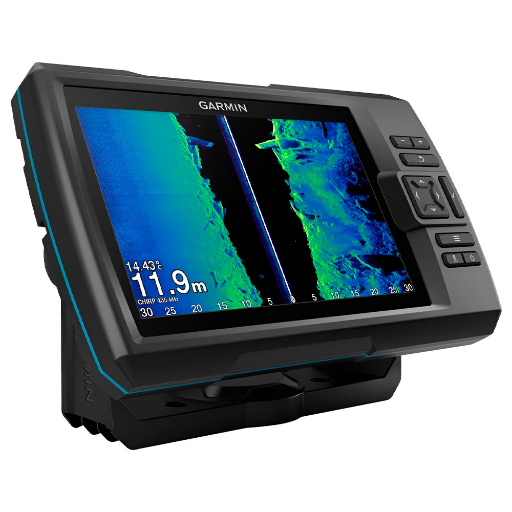 Rastreador GPS Garmin Striker Vivid 7sv 7" - Preto + Transducer Sonar (010-02553-01)
