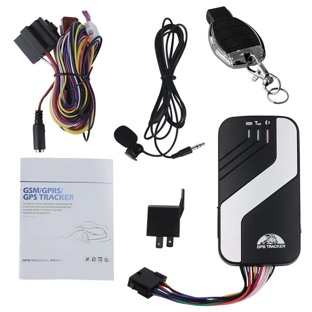 Rastreador GPS Tracker 403D GSM / GPRS / LTE / 5G / Bloqueador - Prata / Preto