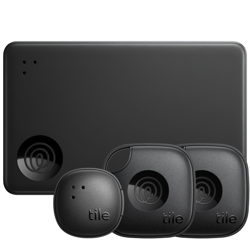 Rastreador Tile T1801A 2mate+Slim+Sticker / Bluetooth - Preto