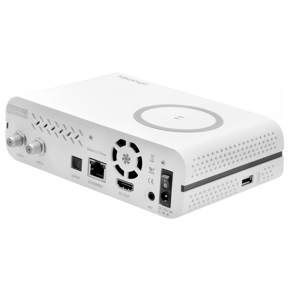 Receptor Digital FTA Athomics Inspire Qi IKS / SKS - Branco