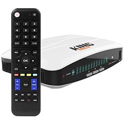 Receptor Digital FTA Azamerica King Gx Pro IKS / SKS - Branco