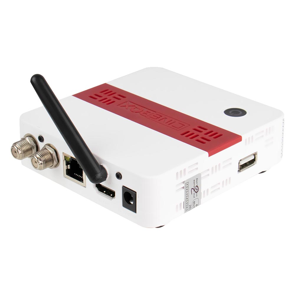 Receptor Digital FTA Cinebox Fantasia Pro IKS / SKS - Branco