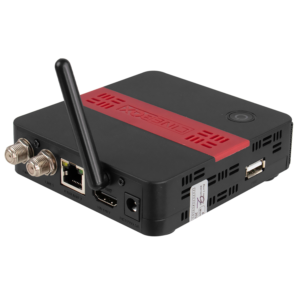 Receptor Digital FTA Cinebox Fantasia Pro IKS / SKS - Preto