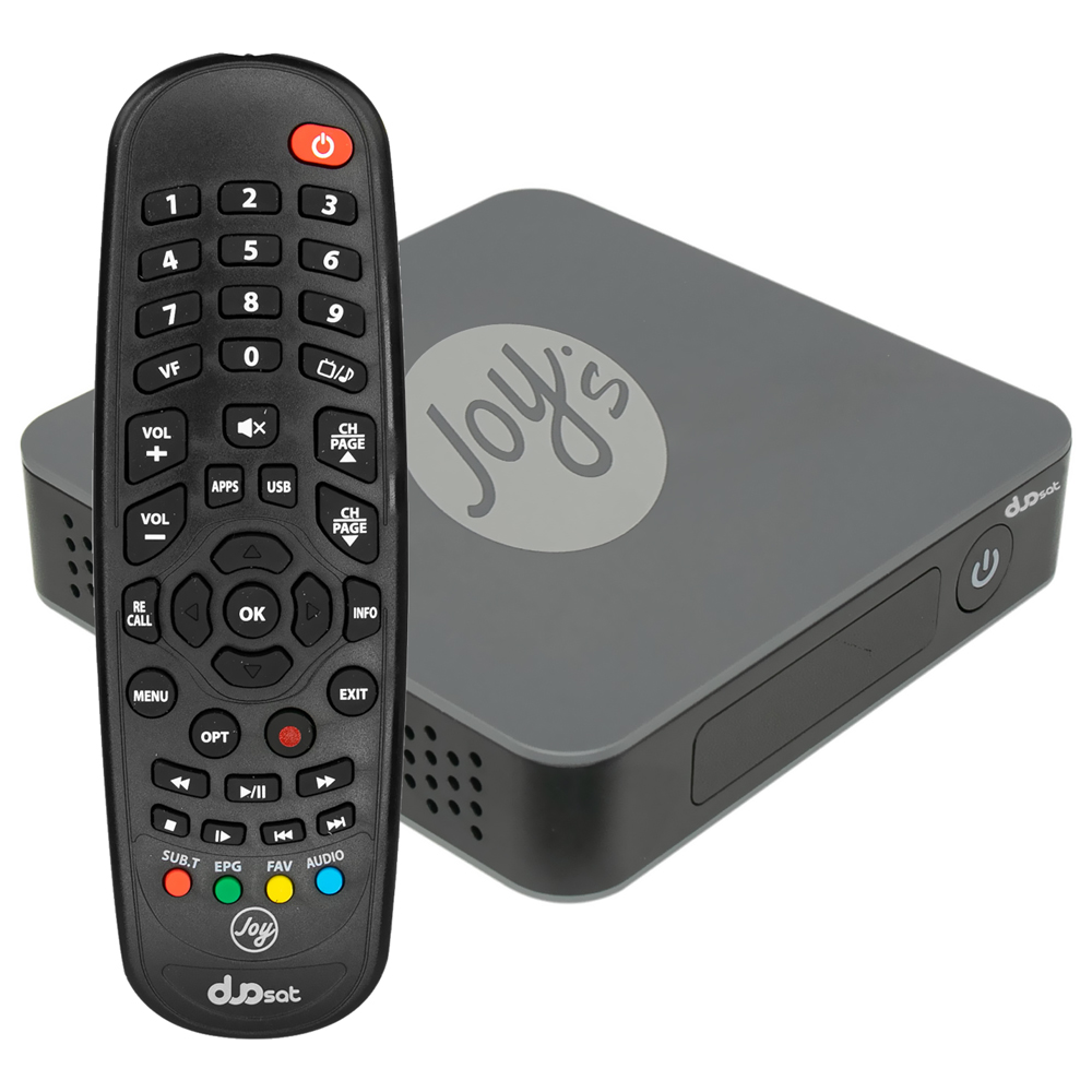 Receptor Digital FTA Duosat Joy S IKS / SKS - Cinza