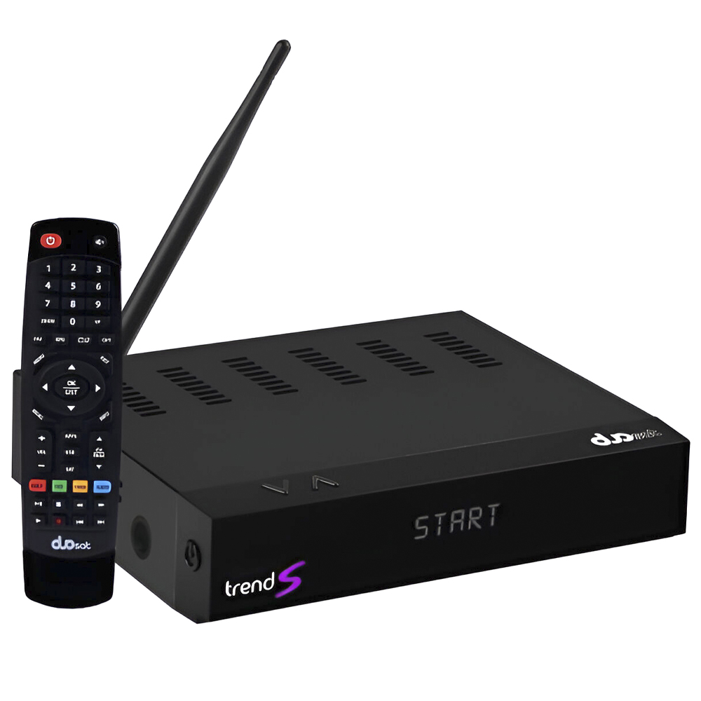 Receptor Digital FTA Duosat Trend S - Preto