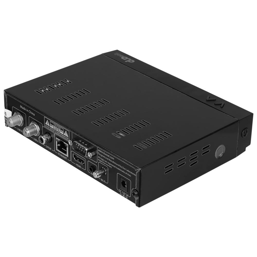 Receptor Digital FTA Duosat Trend S - Preto