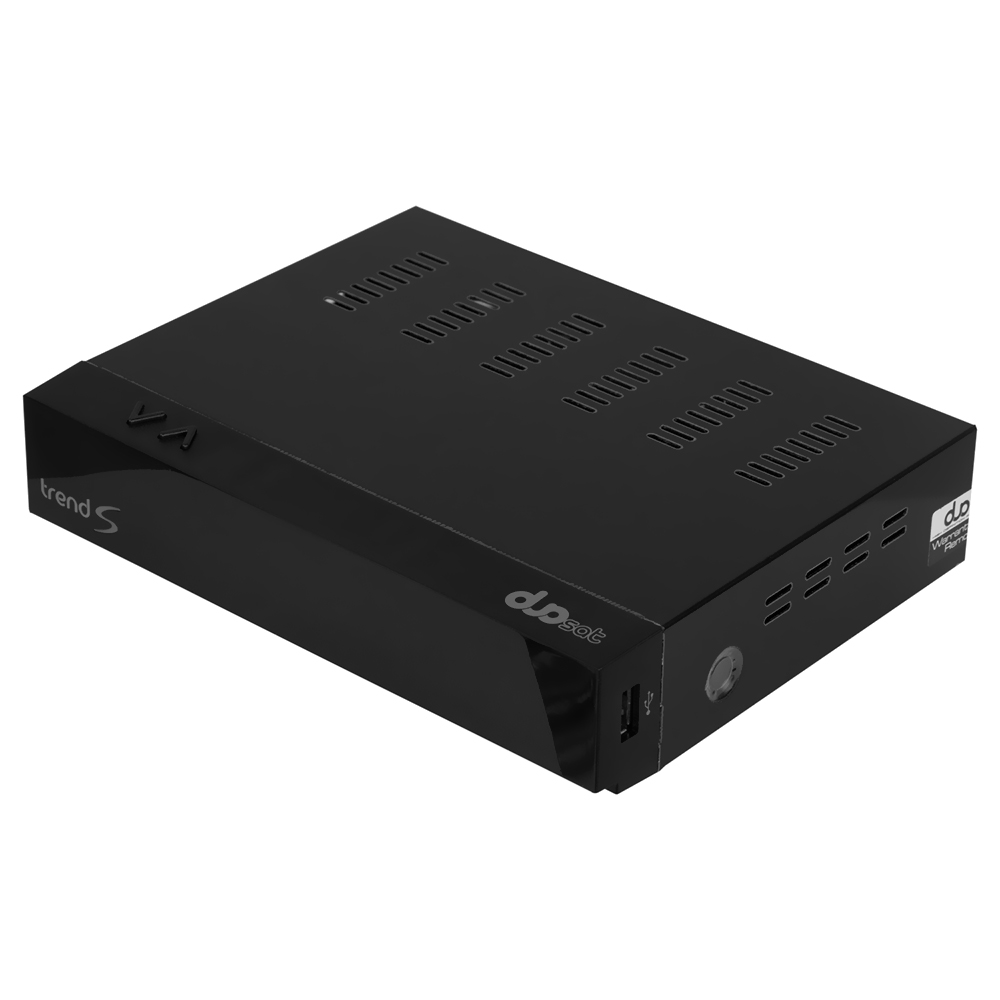 Receptor Digital FTA Duosat Trend S - Preto