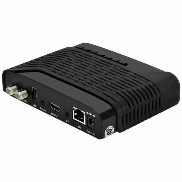 RECEPTOR DIGITAL FTA GLOBALSAT GS-111 PRO FHD WIFI/HDMI/USB/LAN PRETO