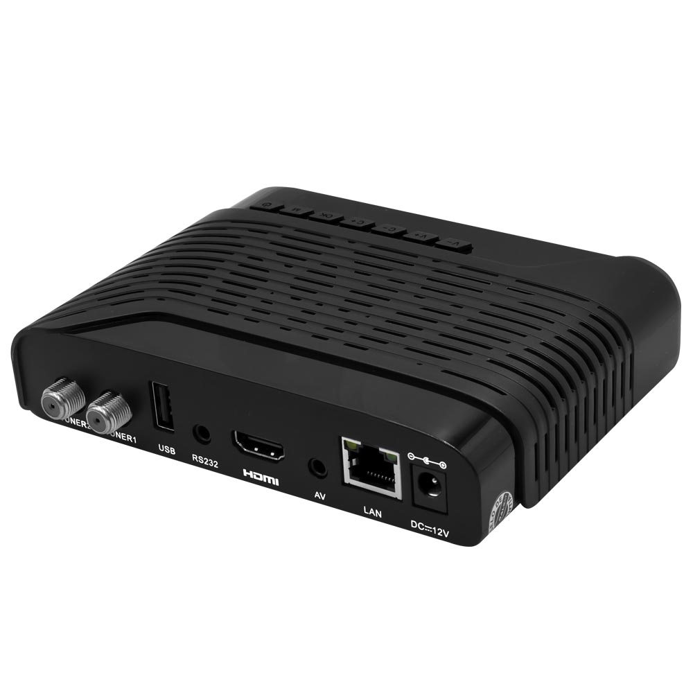 Receptor Digital FTA Globalsat GS111 Pro - Preto