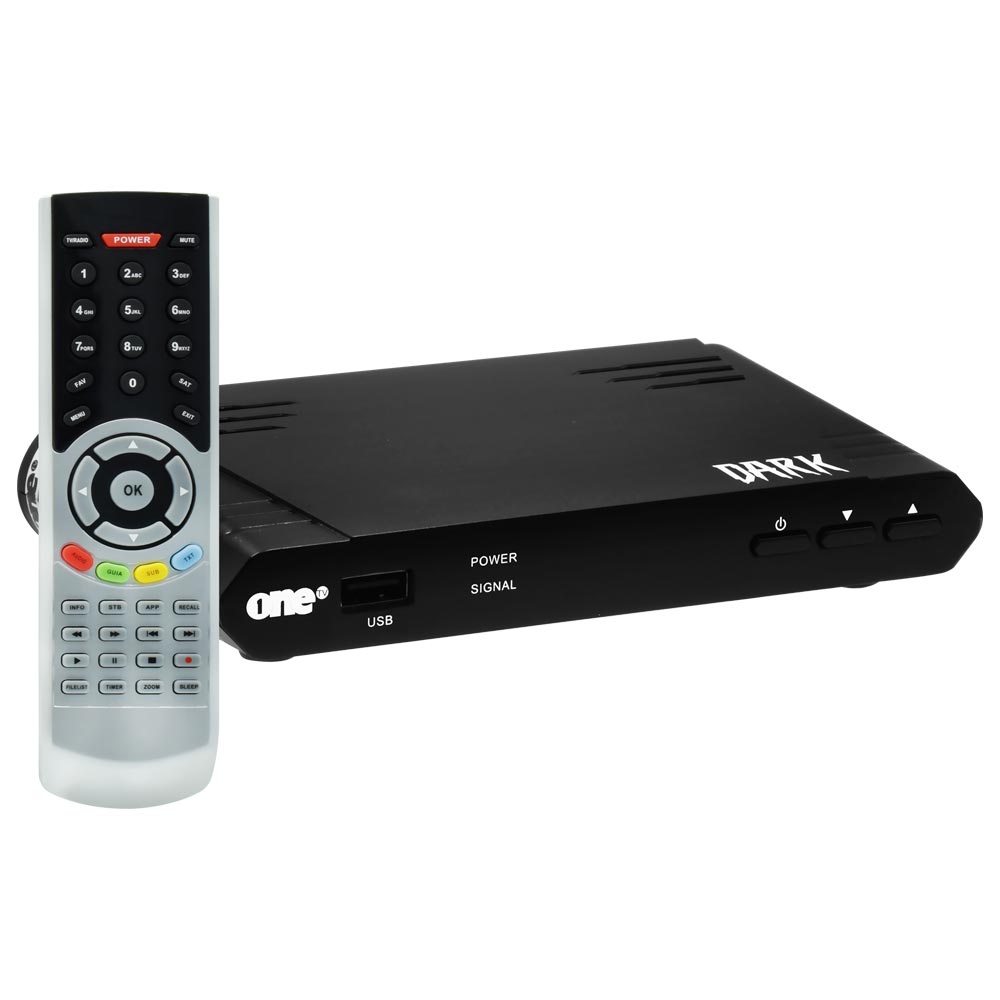 Receptor Fta Onetv Dark 4K Ultra HD Iptv com Wi-Fi - Preto na loja Mega  Eletrônicos no Paraguai - ComprasParaguai.com.br