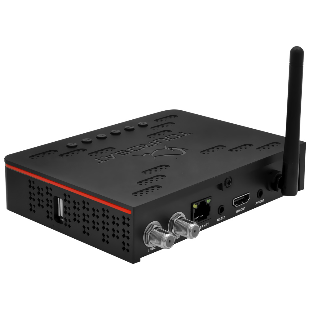 Receptor Digital FTA Tourosat XPlay IKS / SKS - Preto