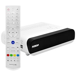 RECEPTOR DIGITAL FTA TUNING FUSION FHD WIFI/IKS/SKS/HDMI/USB/LAN BRANCO