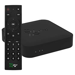 RECEPTOR DIGITAL INTERBRAS XPLUS V4 4K 2GB/16GB IPTV/WIFI/HDMI/USB/YTPE-C/LAN/ANDROID 11.0 PRETO