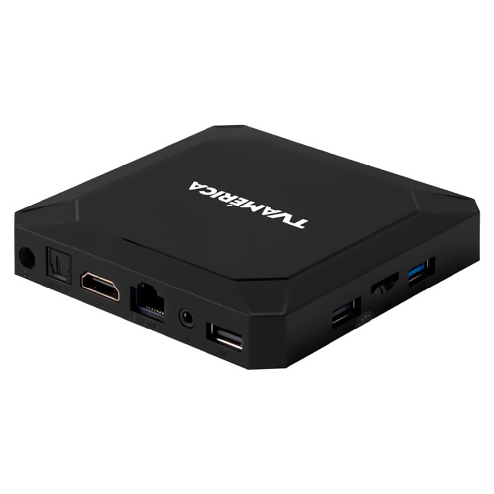 Receptor Digital Iptv TVAmerica B15 2GB de RAM / 16GB / UHD / 4K - Preto