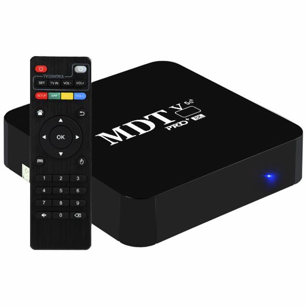 RECEPTOR DIGITAL OTT TV BOX MDTV PRO+ 5G 8K 32GB/256GB/IPTV/WIFI/HDMI/USB/SD/MMC/LAN/ANDROID 11.1 PRETO