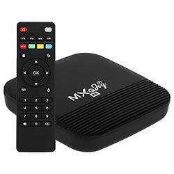 RECEPTOR DIGITAL TV BOX MXQ JOY 69 8K PRETO 64GB/256GB IPTV/WIFI/HDMI/USB/TF/LAN ANDROID 15.0 S/GARANTIA