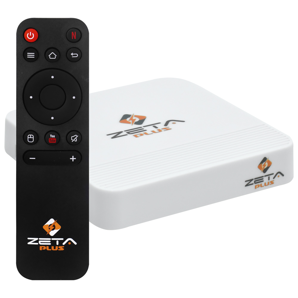 Receptor Iptv Azamerica Zeta Plus 2GB de RAM / 8GB / 4K - Branco