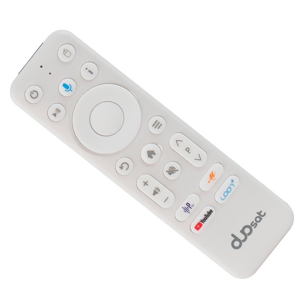 Receptor Iptv Duosat Pulse Drop 2GB de RAM / 32GB / UHD / 4K - Branco